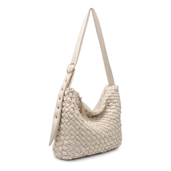 Classica Woven Crossbody - Oatmilk