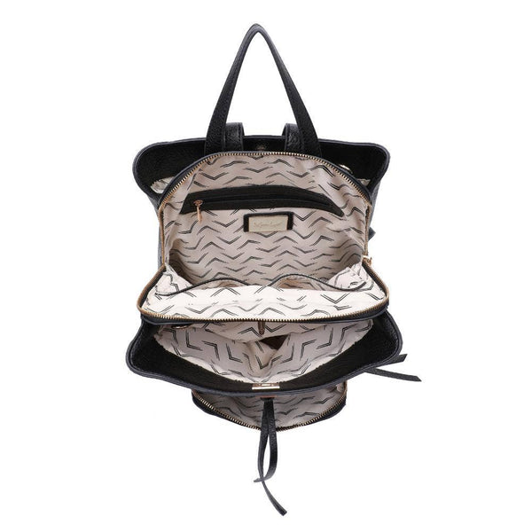 Genevieve Convertible Backpack - Black