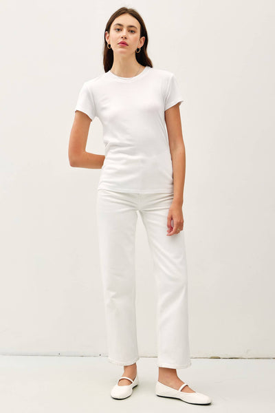CLASSIC COTTON BLEND CREWNECK T-SHIRT