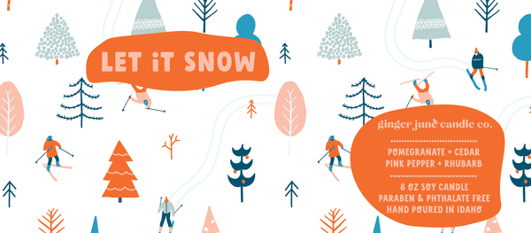 LET IT SNOW • soy candle •