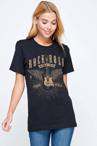 Rock and Roll Tee - Black