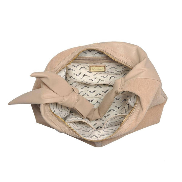 Hazel - Genuine Suede Knot Hobo