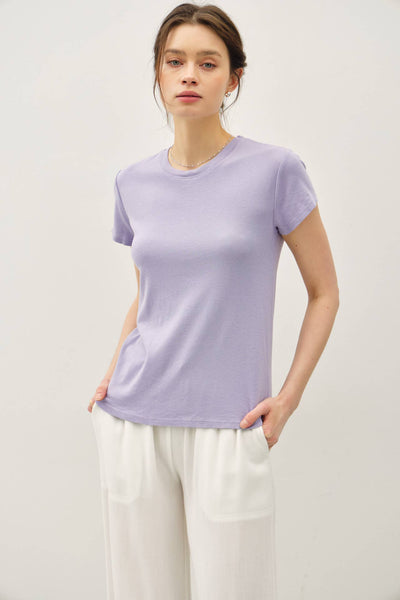 CLASSIC COTTON BLEND CREWNECK T-SHIRT