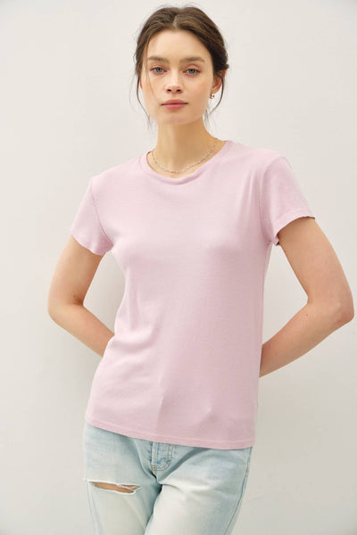 CLASSIC COTTON BLEND CREWNECK T-SHIRT