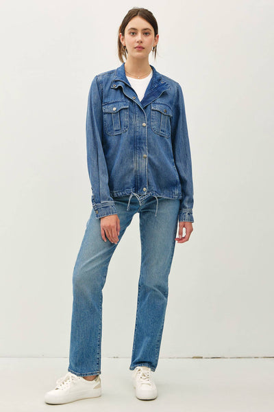 Tencel Denim Utility Jacket