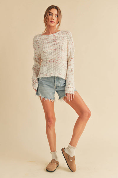 Lani Knit Sweater - White