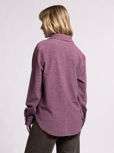 Rylan Shirt - Eggplant