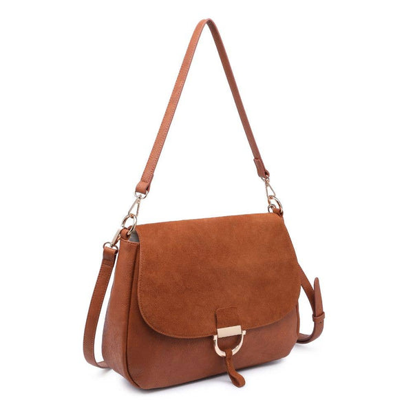 Zoe Crossbody: Cognac