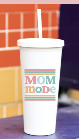 Mom Mode Matte Tumbler