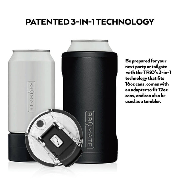 Hopsulator Trio 3-In-1 | Walnut | 16oz 12oz Cans
