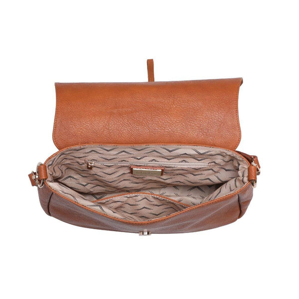 Zoe Crossbody: Cognac