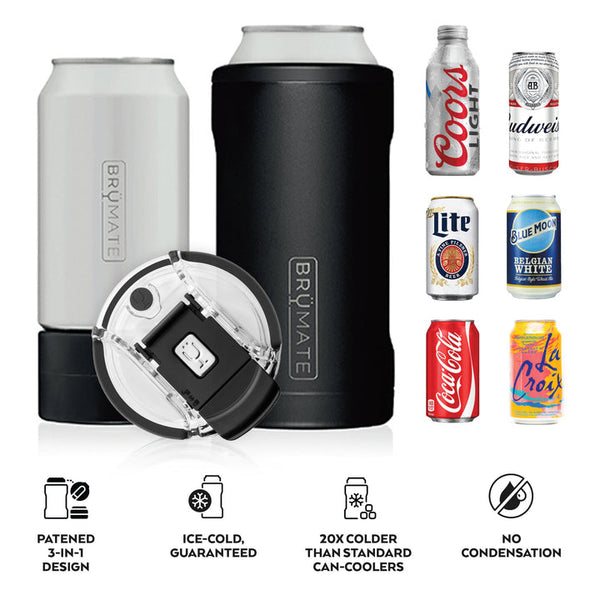 Hopsulator Trio 3-In-1 | Walnut | 16oz 12oz Cans