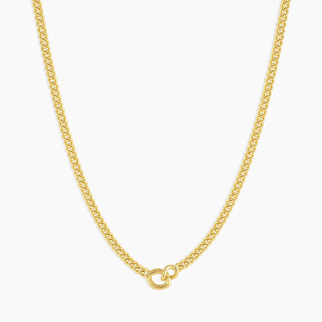 Lou Link Mini Necklace - Gold