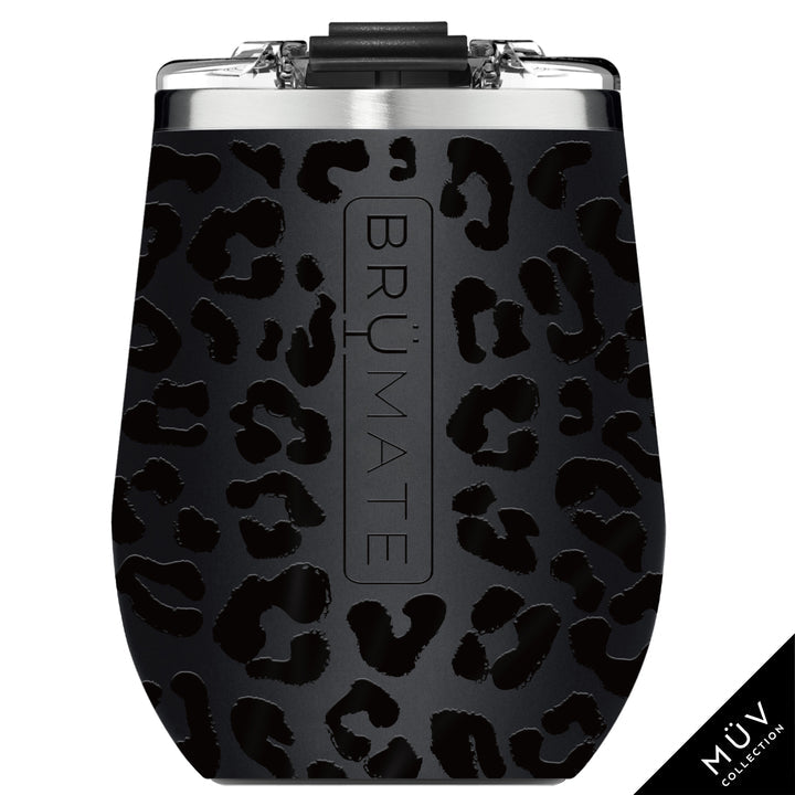 Uncork'd XL 14oz Wine Tumbler | Onyx Leopard