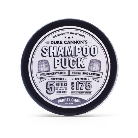 Shampoo Puck- Barrel Char