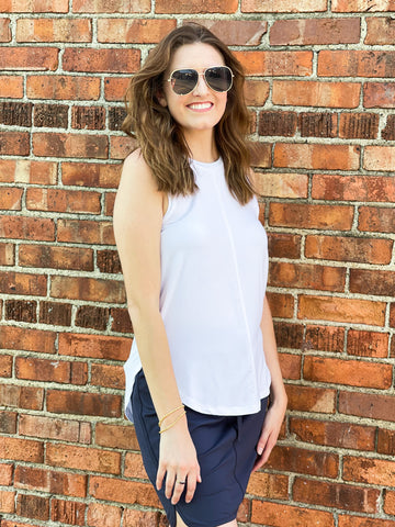 White Bianca Tank