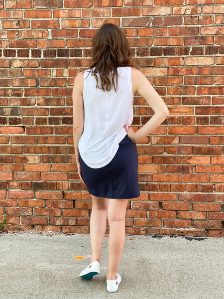 White Bianca Tank