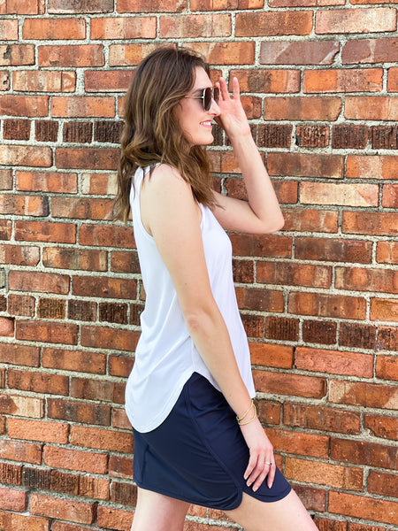 White Bianca Tank